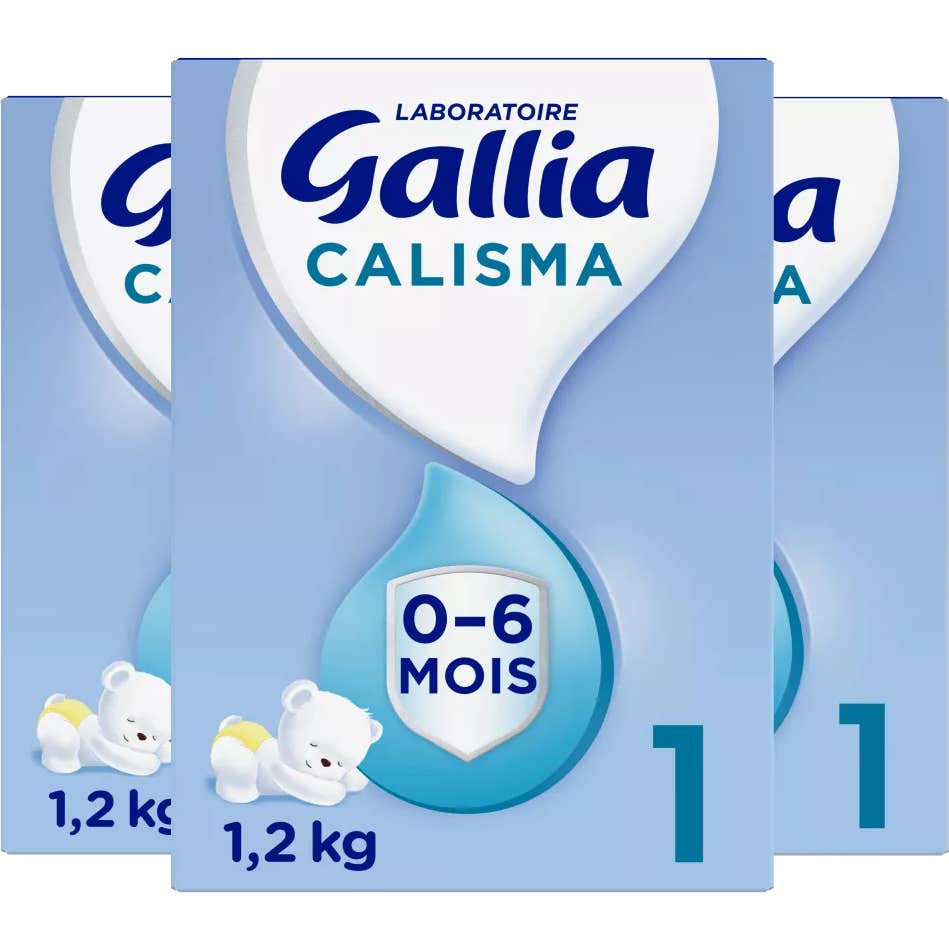 Gallia Calisma Pack Lait en Poudre 1 0-6M 3x1.2 kg
