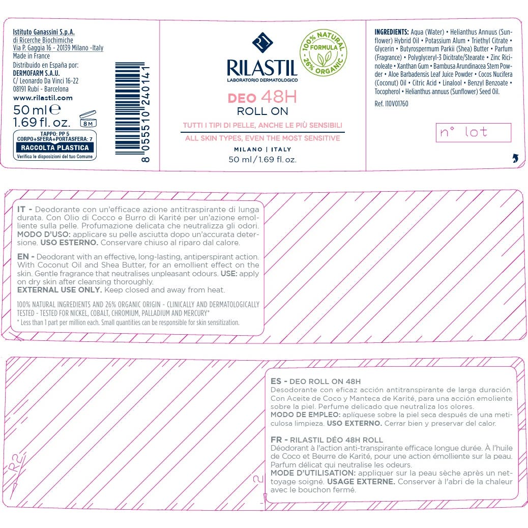 Déodorant déodorant Cumlaude Deodermial en rouleau sur 48h 50ml