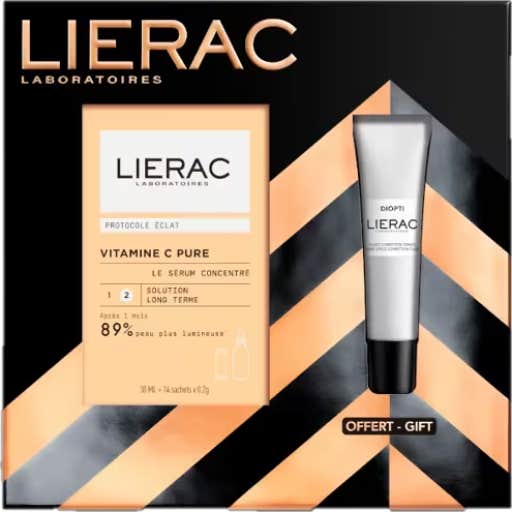Lierac Coffret Protocole Eclat Serum Vitamine C + Diopti Cernes 30Ml