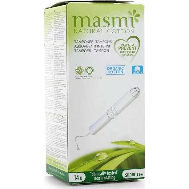 Masmi Tampons Avec Biodégradable Super 14 Unités Applicateur