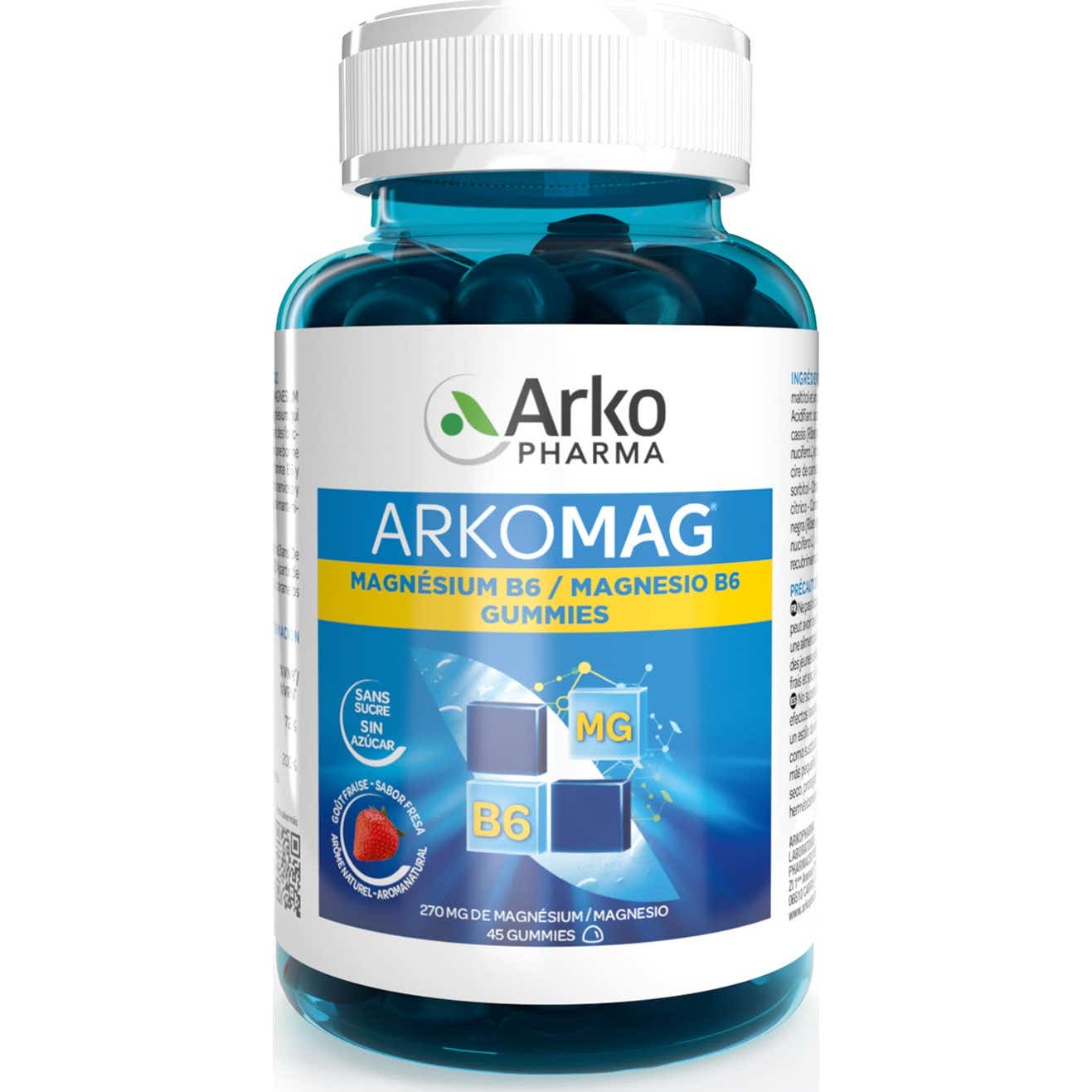 Arkopharma Arkomag Magnésium B6 45 Gummies