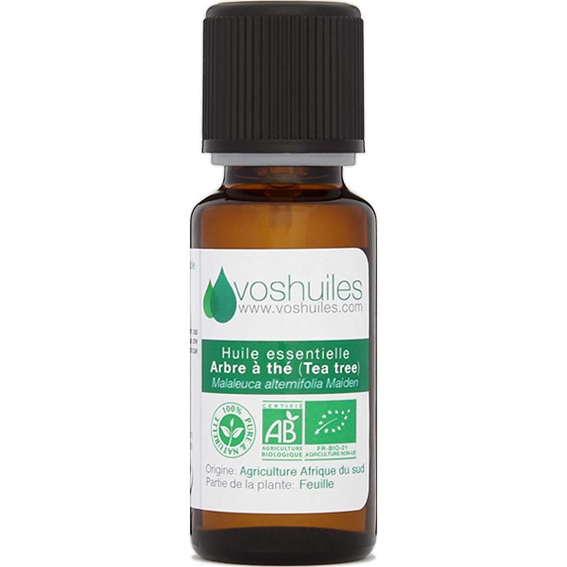 Voshuiles Huile Essentielle D'Arbre À Thé (Tea Tree) Bio 60ml
