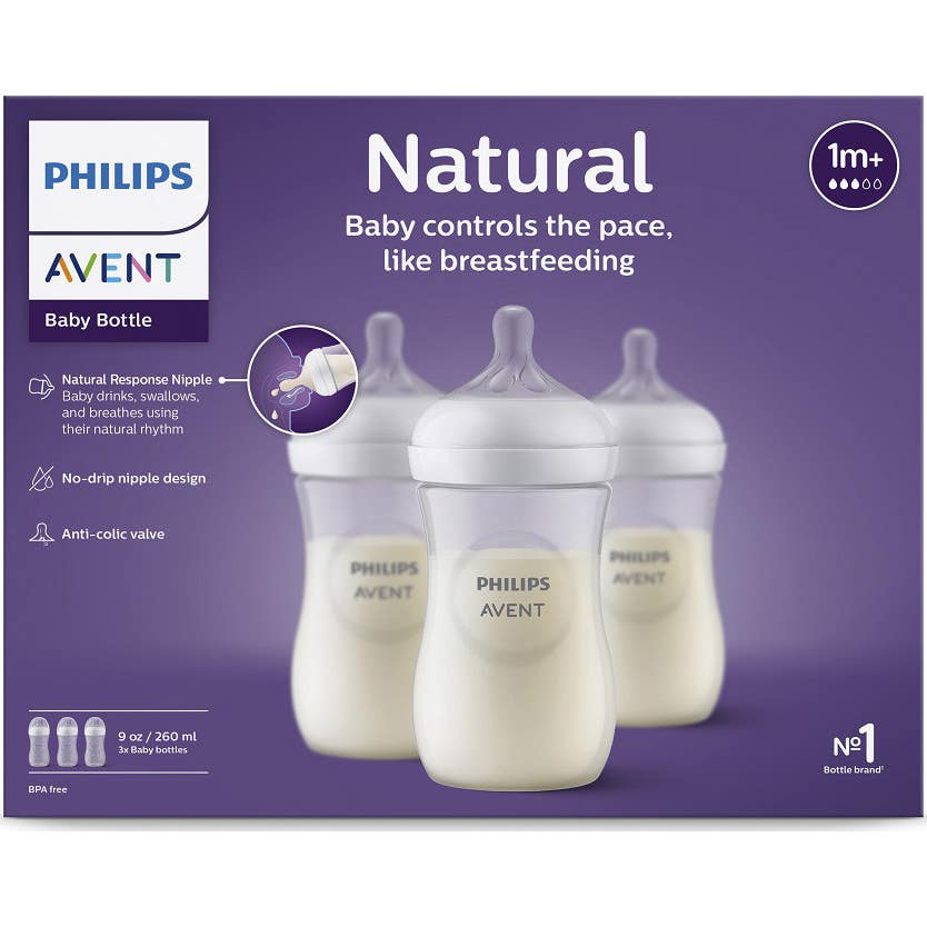 Philips Avent Set SCY903/03 Natural Response Biberon 3x260ml