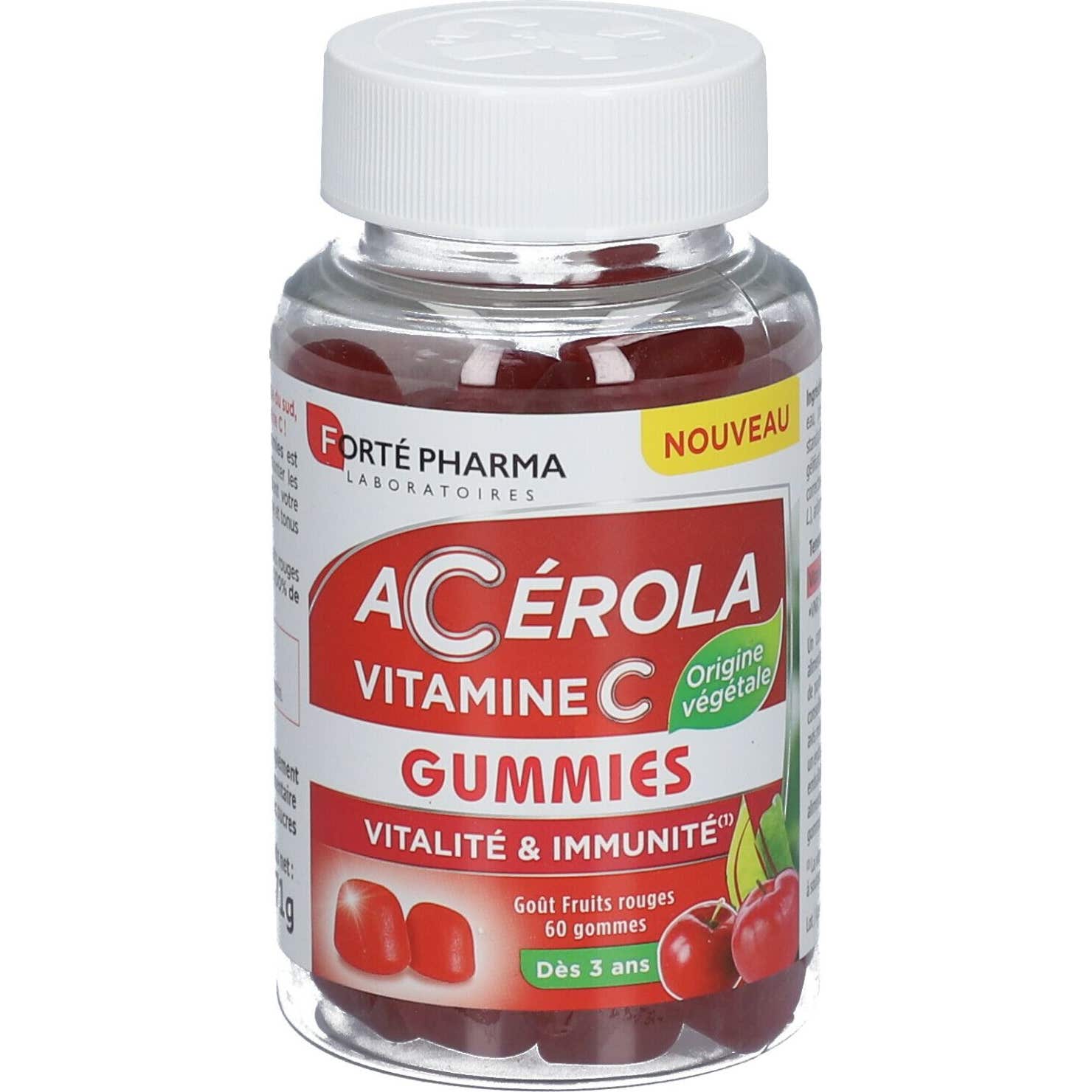 Forte Pharma Acerola Gummies 60uts