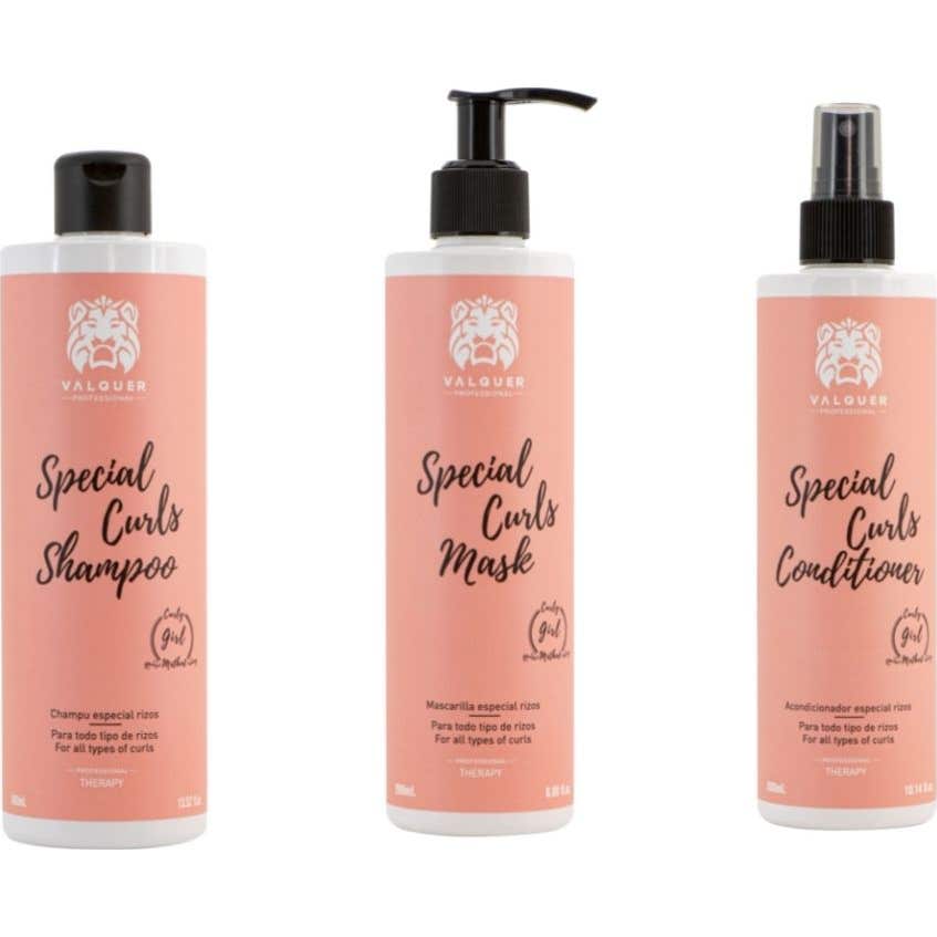Valquer Pack Especial Rizos Champú + Mascarilla + Acondicionador