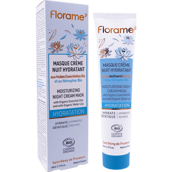 Florame Masque Crème Nuit Hydratant Bio 65ml