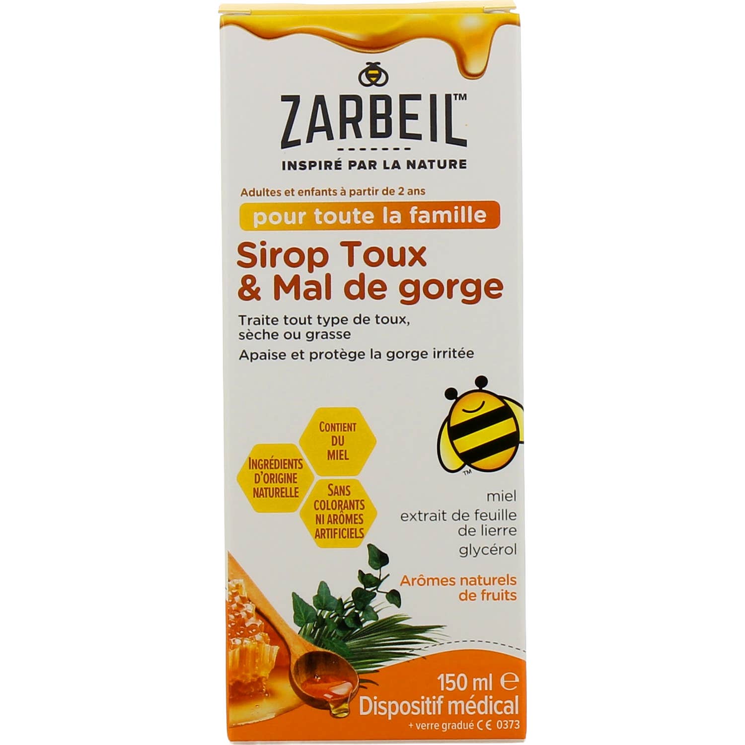 Zarbeil Sirop Toux & Mal De Gorge 150ml