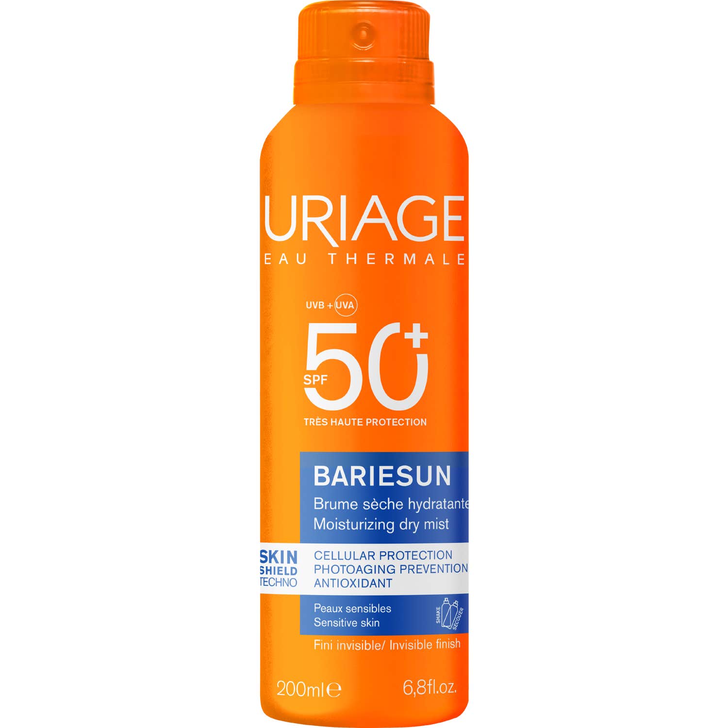 Uriage Bariésun Spray Brume Sèche SPF 50+ 200 ml