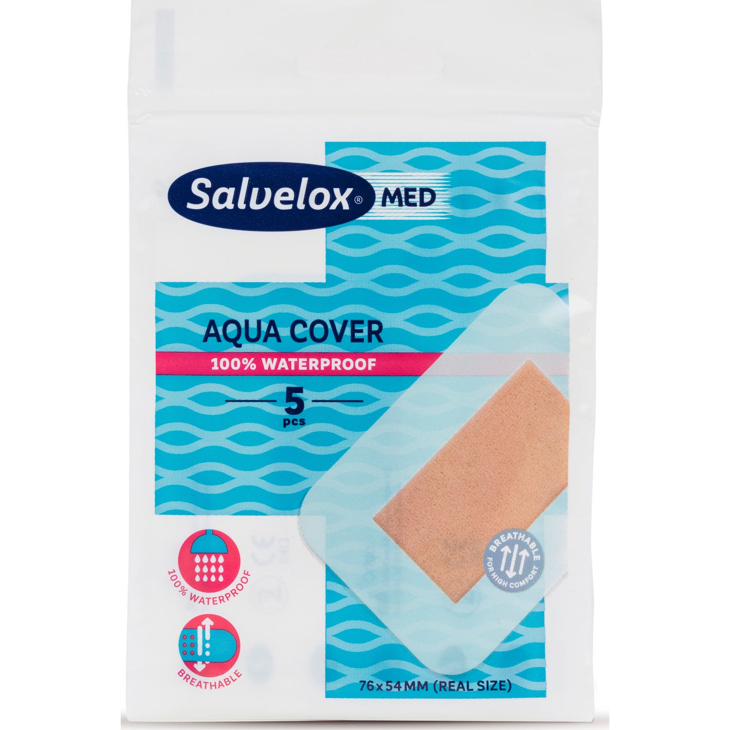 Salvelox Aqua Cover Dressings 5 pcs