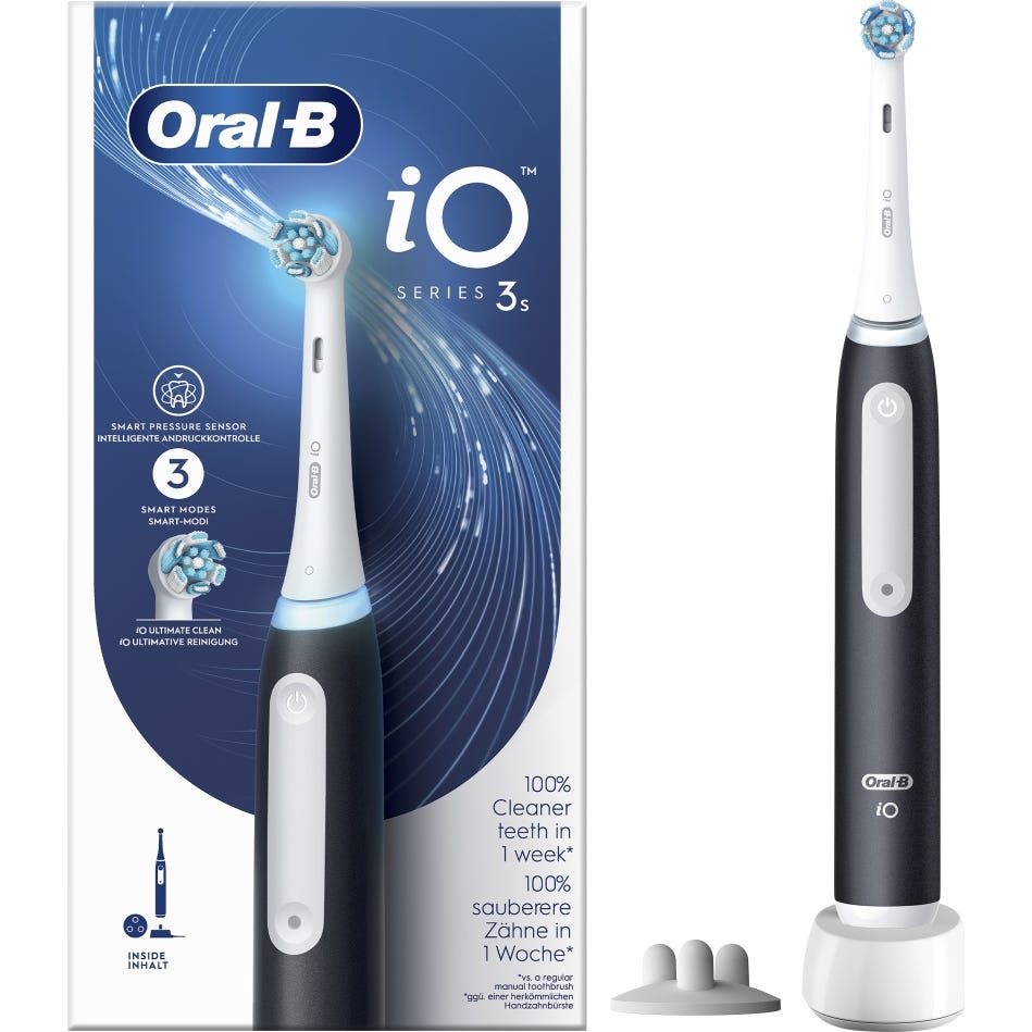 Oral-B iO Series 3s Cepillo de Dientes Eléctrico Negro 1ud