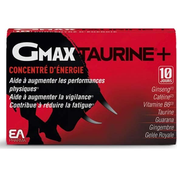 Ea Pharma Gmaxtaurine Ampoules Lot De 2 Taille 30