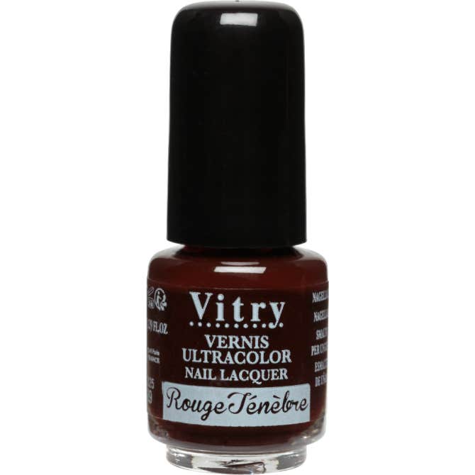 Vitry Mini Vernis Couleur Rouge Ténèbres 4 mL