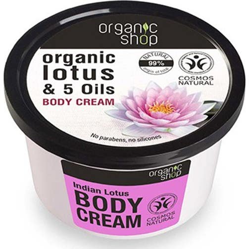 Organic Shop Indian Lotus Body Cream 250ml