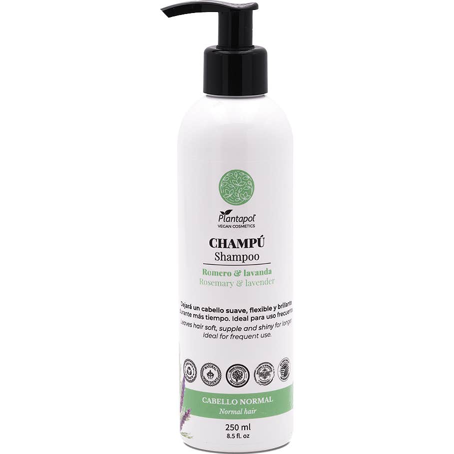 Plantapol Romarin & Lavande Shampooing Végétalien 250ml