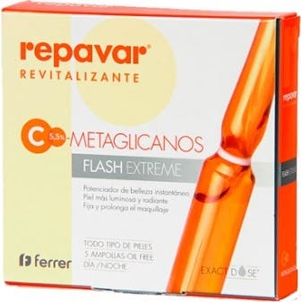 Ampoules Repavar Revitalizing Extreme Flash 5 Ampoules