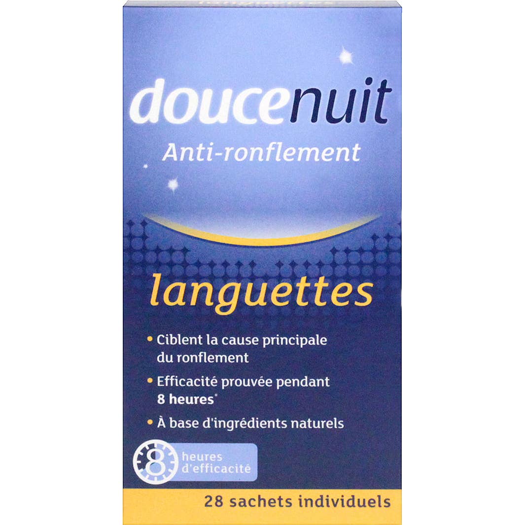 Douce Nuit Anti-Ronflement Languettes 28 Sachets