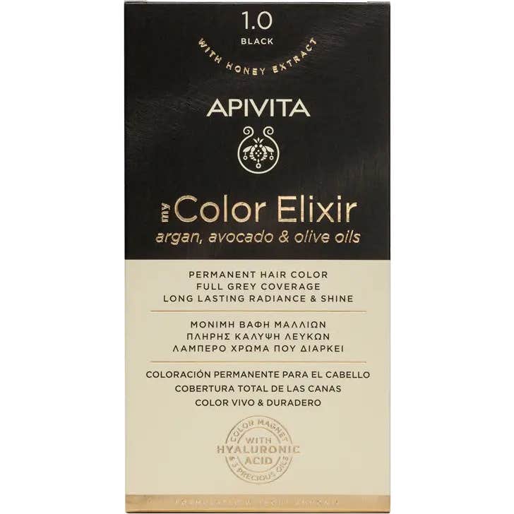 Apivita Color Elixir Teinture Couleur Noire Nº 1.0