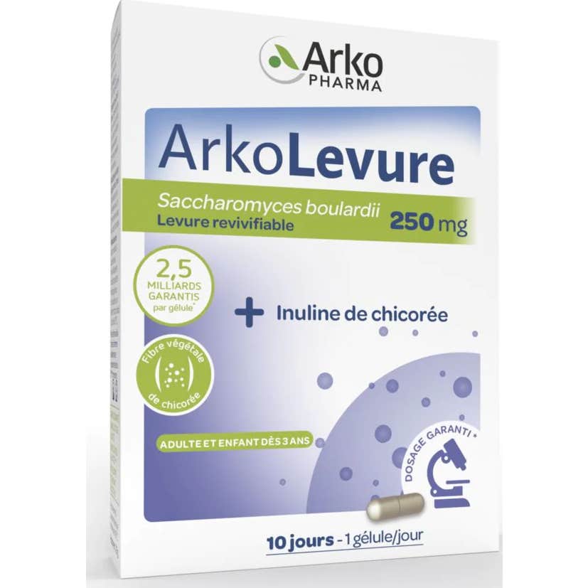 ArkoLevure Saccharomyces Boulardii 250mg 10 Capsules
