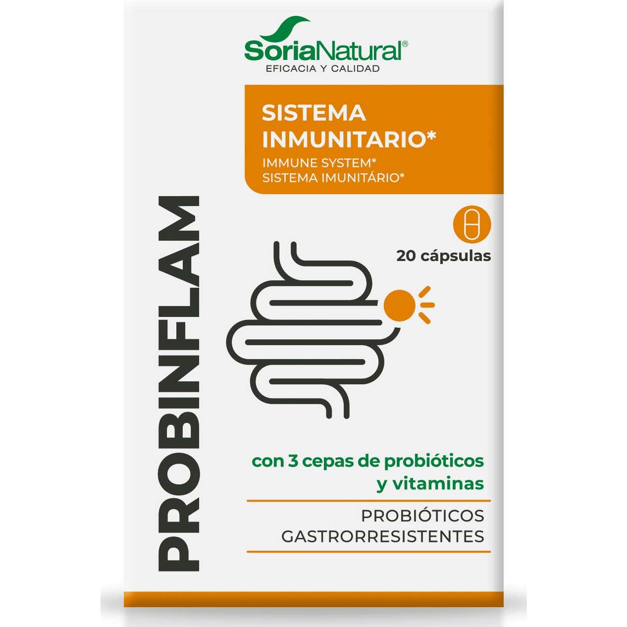 Soria Natural Probinflan 20caps