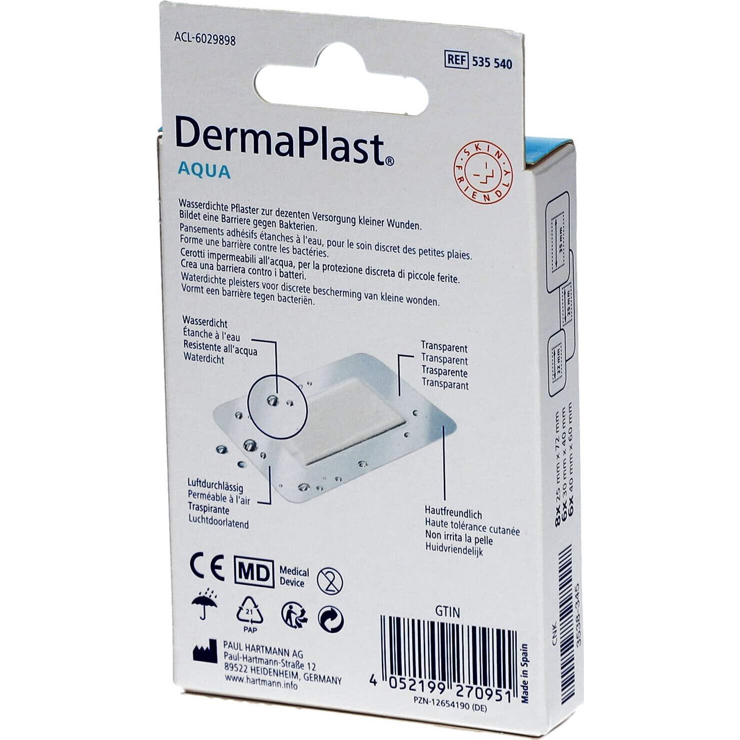 Dermaplast Pans Aqua 20 Dermaplast Pans Aqua 20