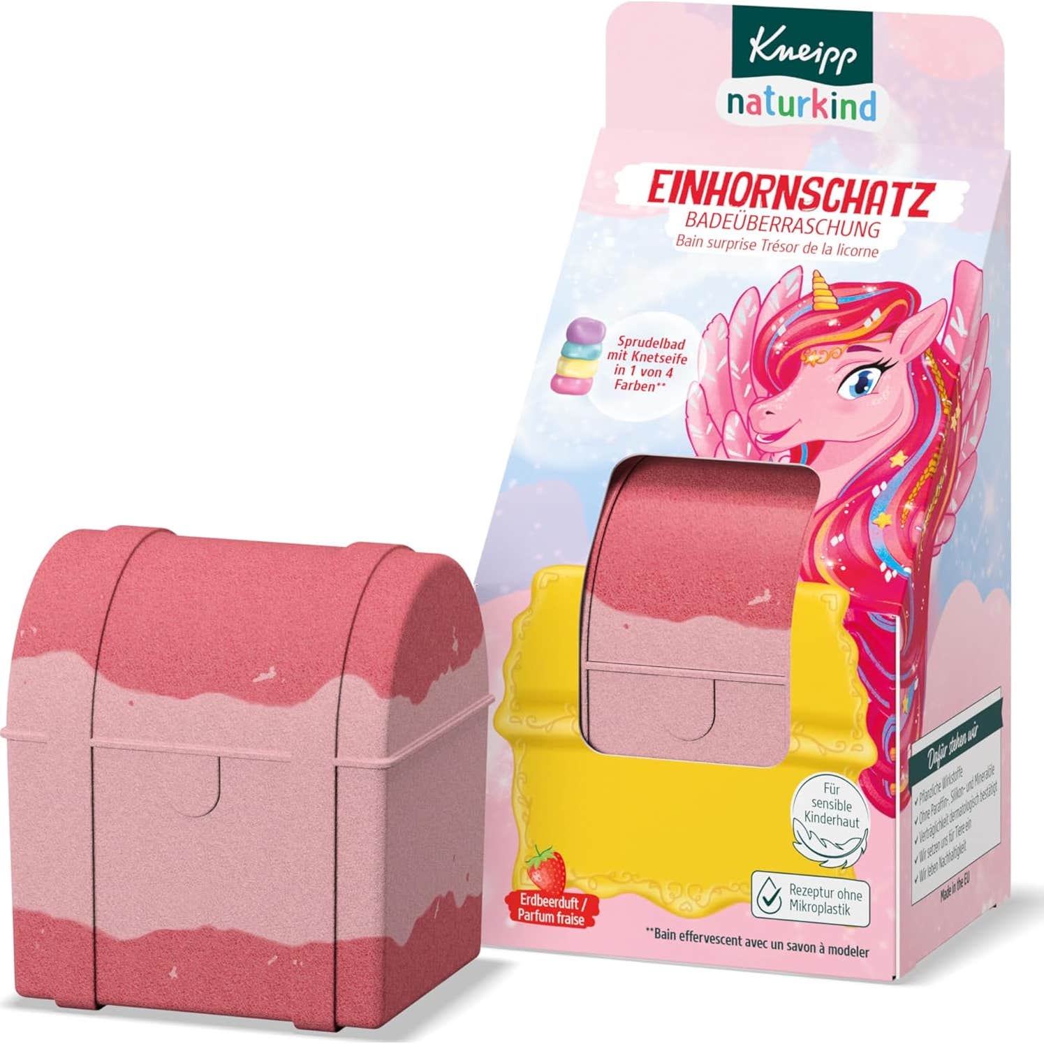 Kneipp Naturkind Bain Surprise Licorne Fraise 1ut