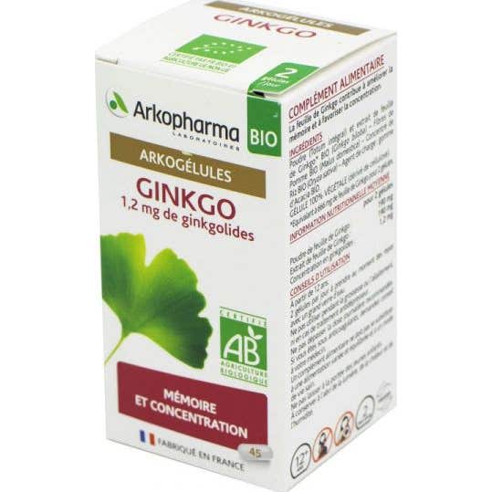 Arkogélules Arkopharma Arkogélules® Ginkgo Bio Capsule(S) 45 Pc(S) - Image 2