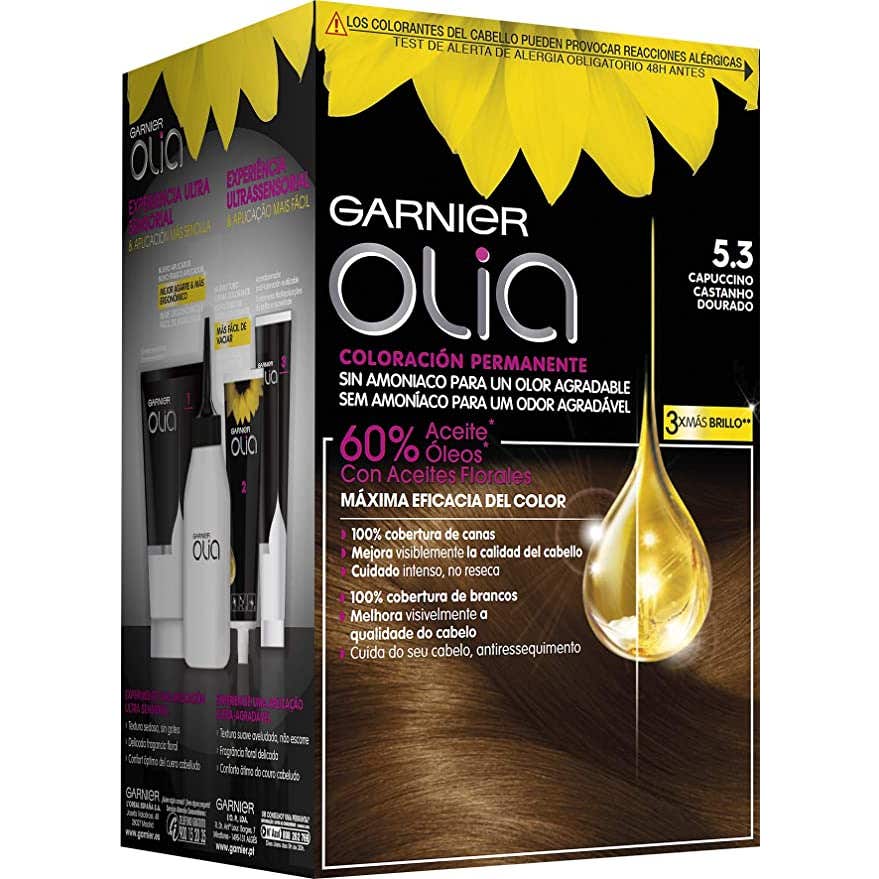 Garnier Olia Coloración Permanente N°5.3 Capuccino 1ud