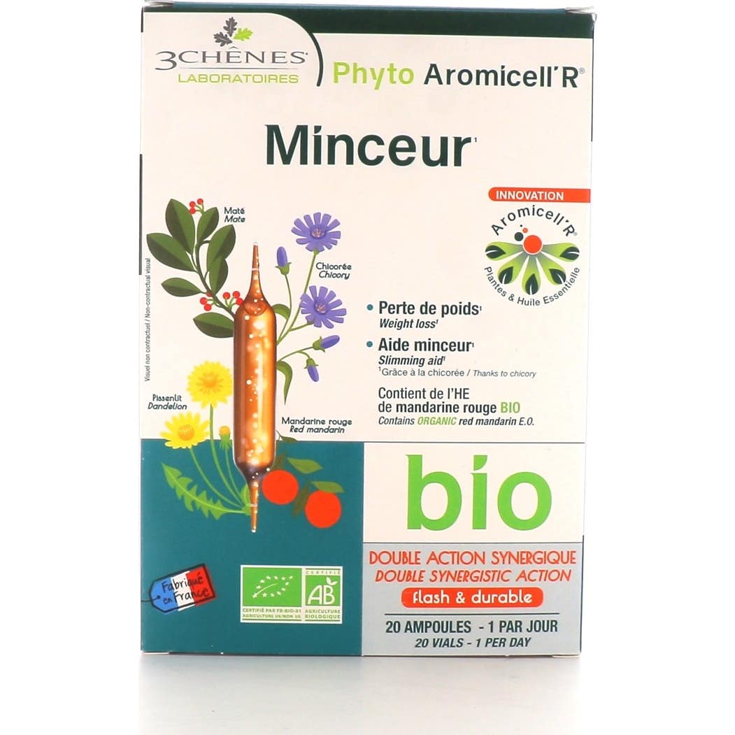 Les 3 Chênes Phyto Aromicell'R Minceur 20 Ampoules