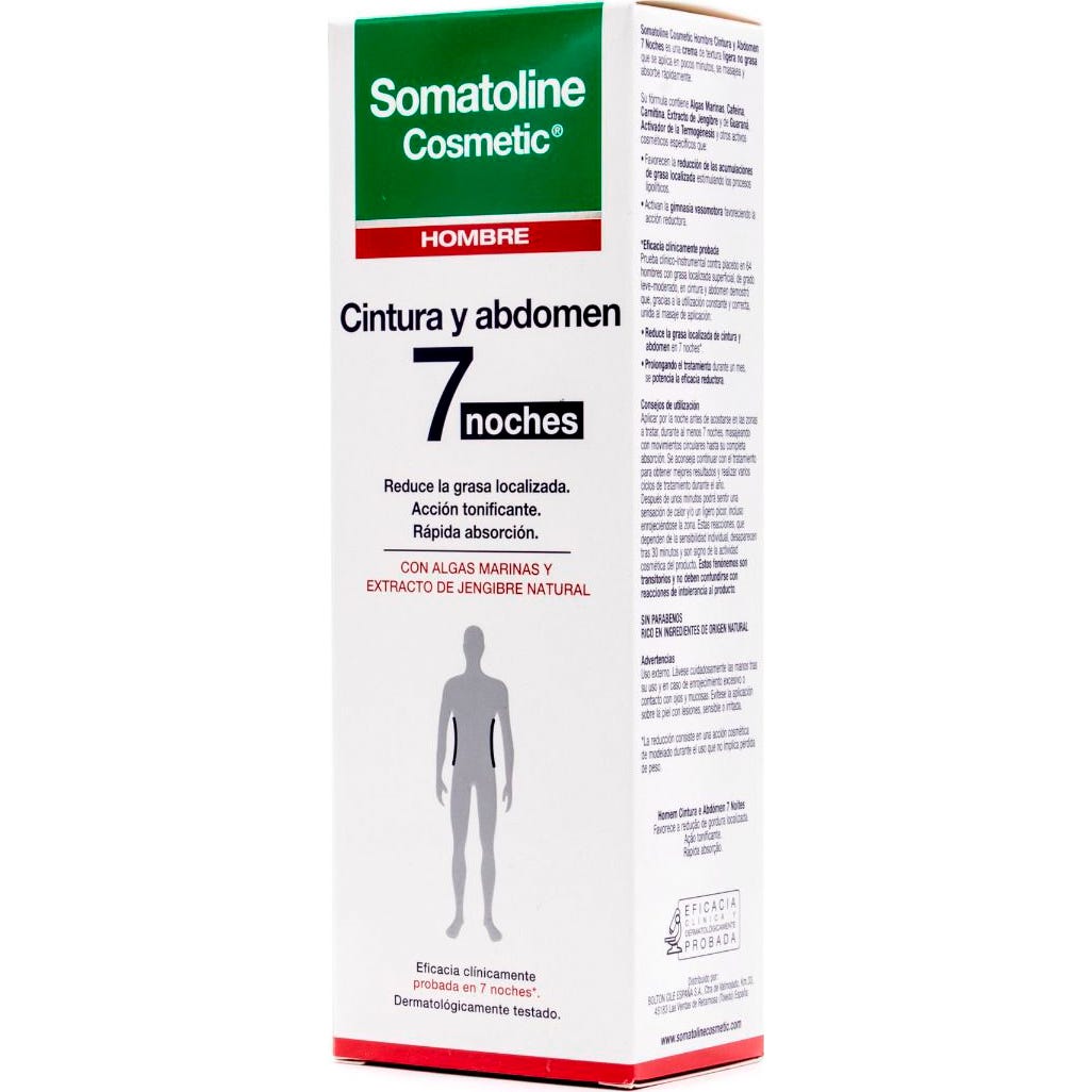 Somatoline Cosmetic Hombre Cintura-Abdomen 7 Noches 250ml