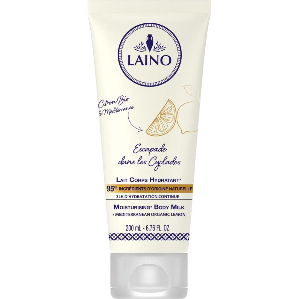 LAINO  Lait Corps Hydratant - Les Cyclades - 200 ml - Tube 200 ml