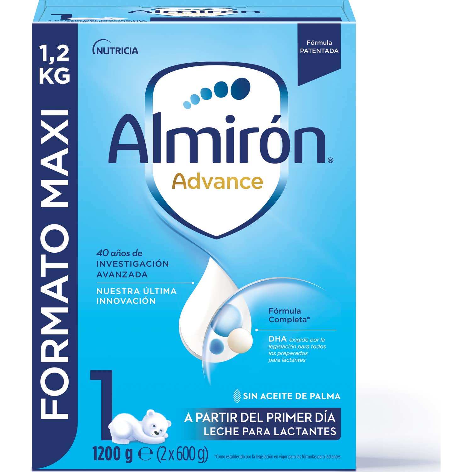 Almirón Advance 1 Lait Pour Nourrissons 1200g
