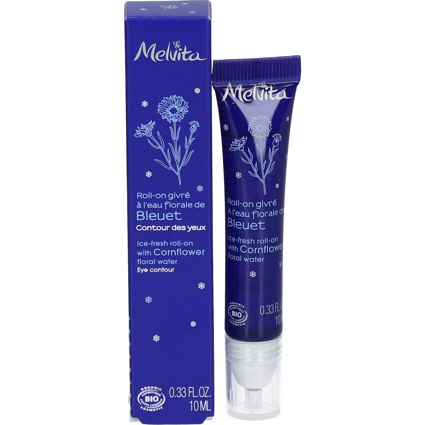 Melvita Eau Floral Bleuet Contour Yeux Roll-On 10ml