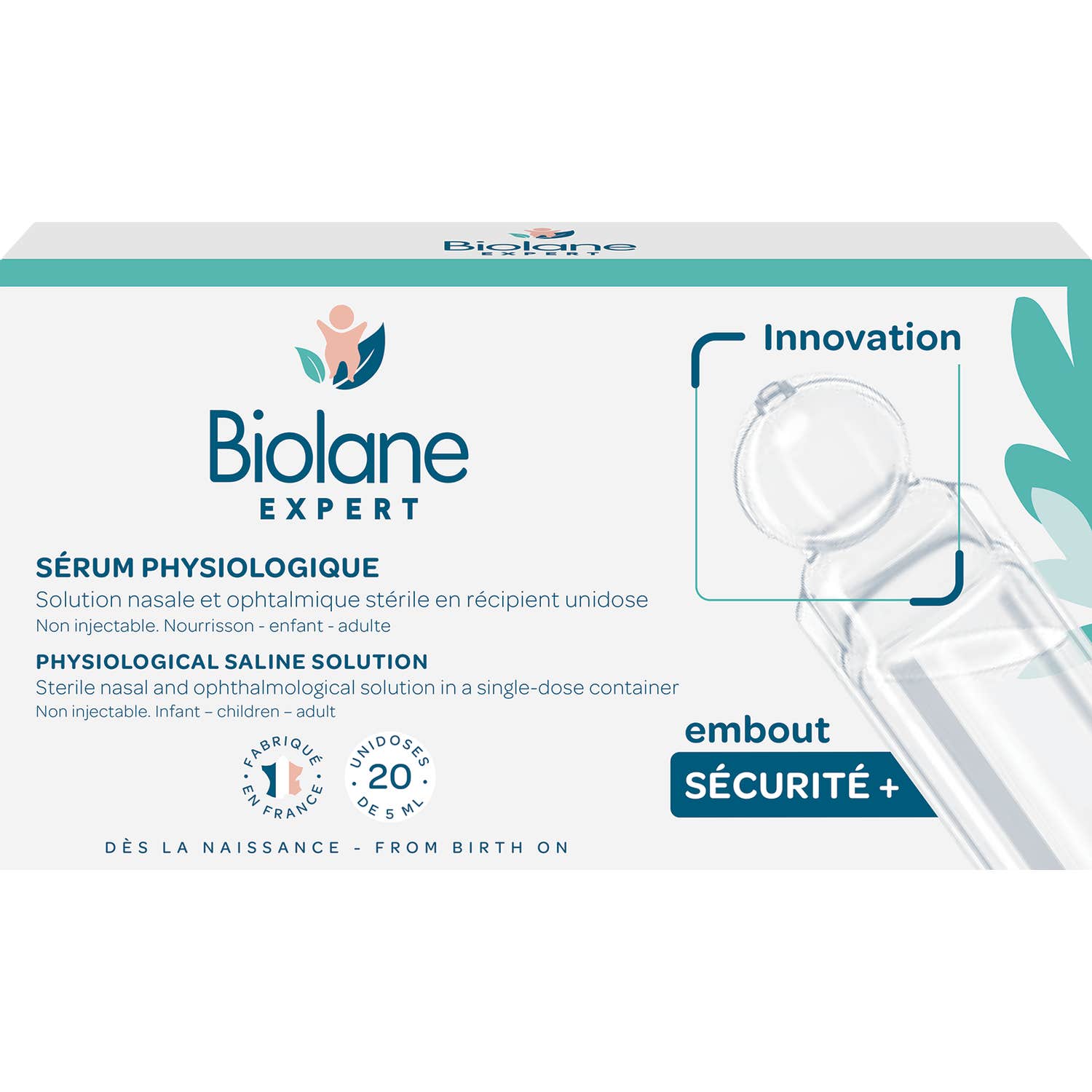 Biolane Expert Sérum Physiologique 20x5ml