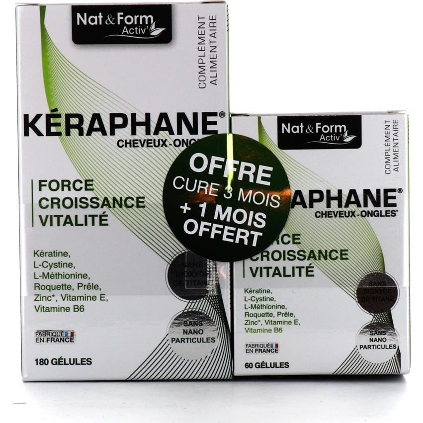 Keraphane Chev Ongle Gelul180+60