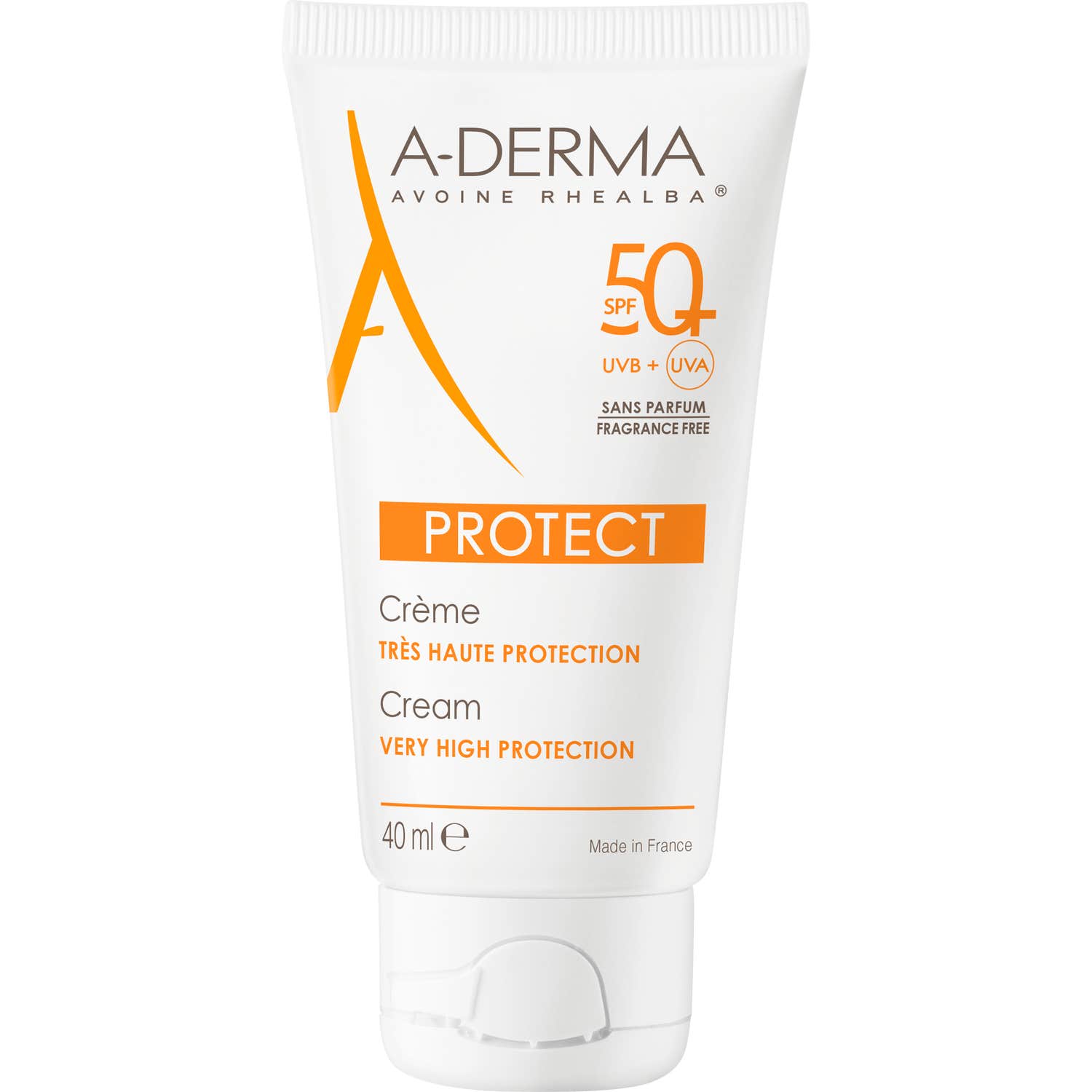 A-Derma Protect Crème Sans Parfum SPF50+ 40 ml