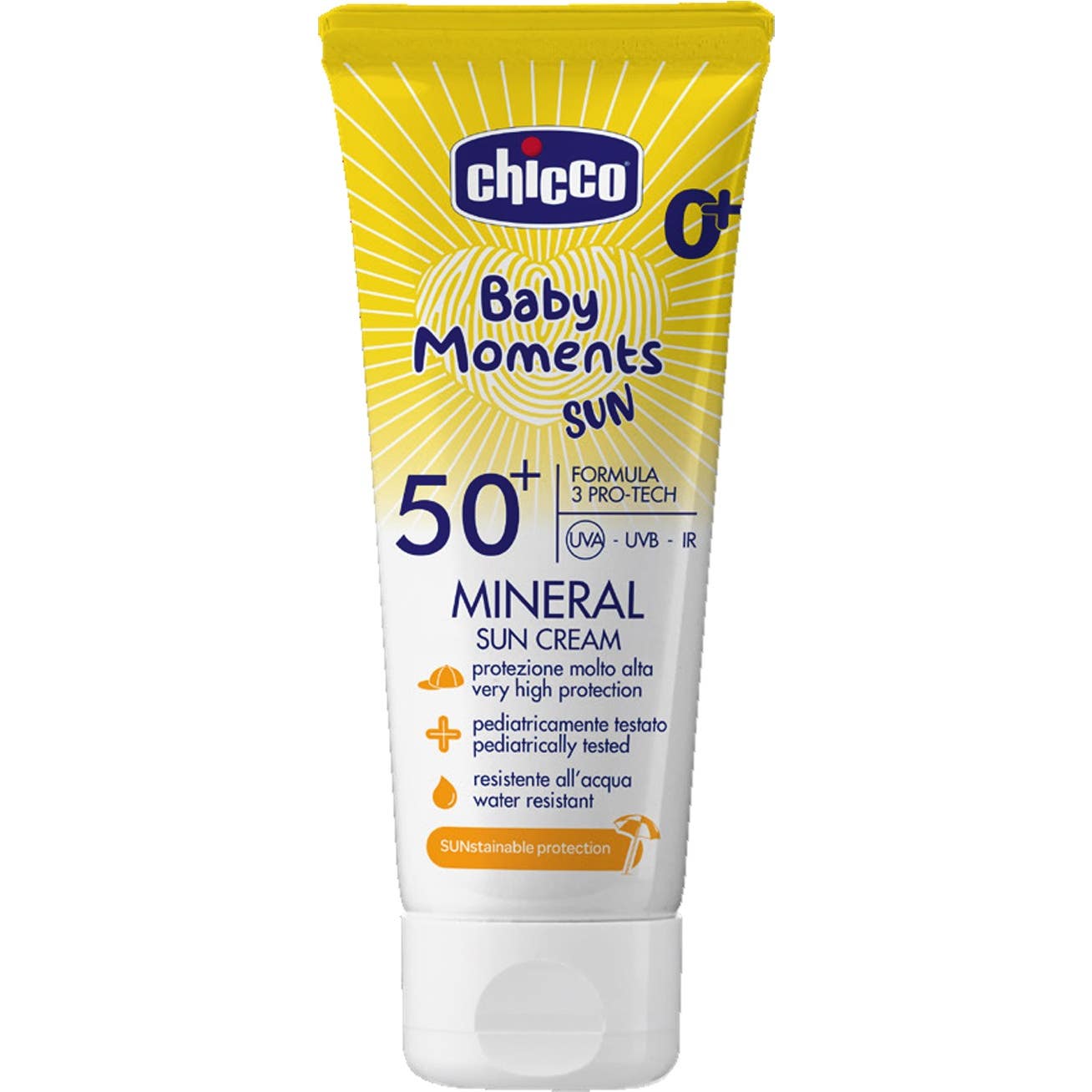 Chicco Crème Solaire Minéral Spf50+ 75ml