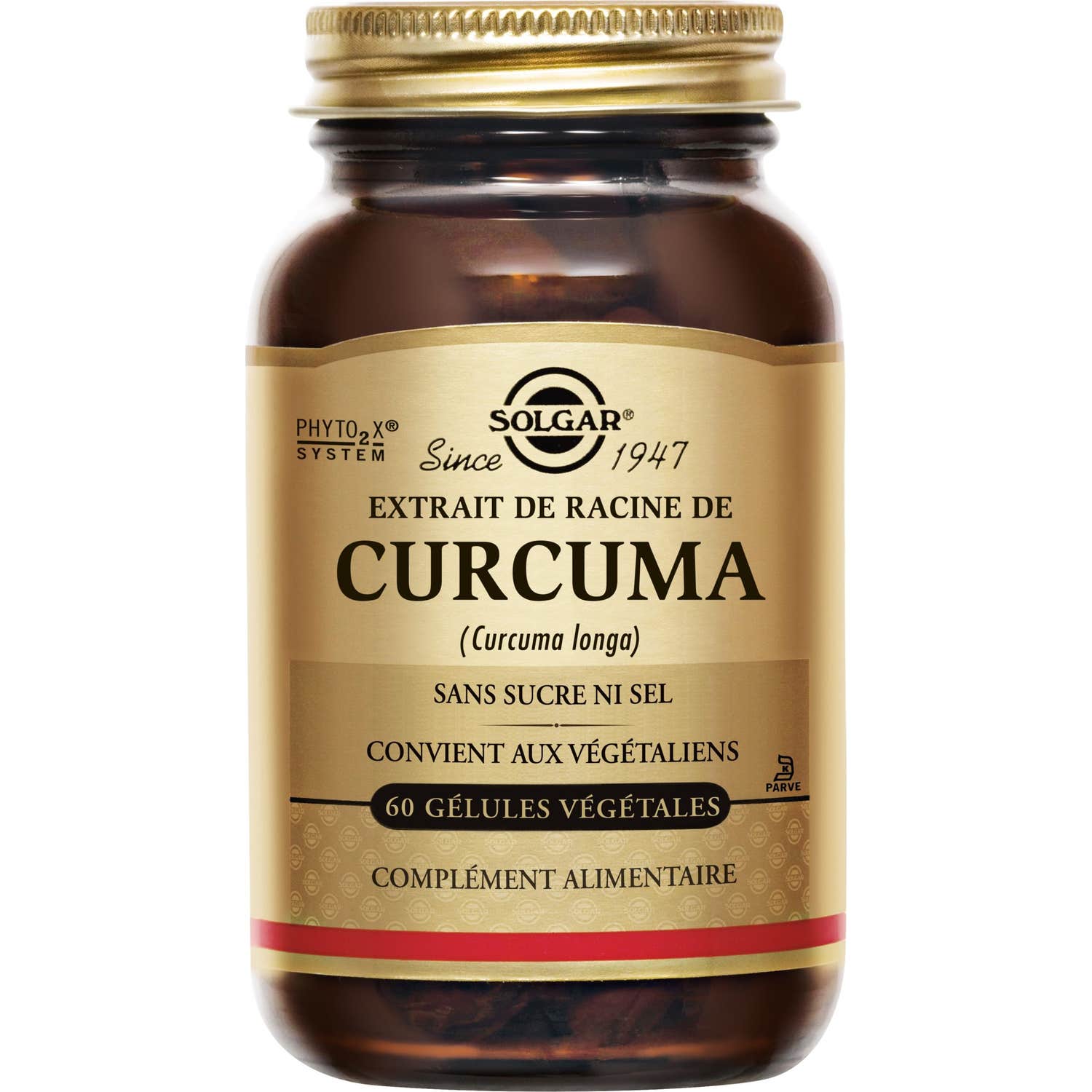 Solgar Extrait De Racine De Curcuma 60 Gélules