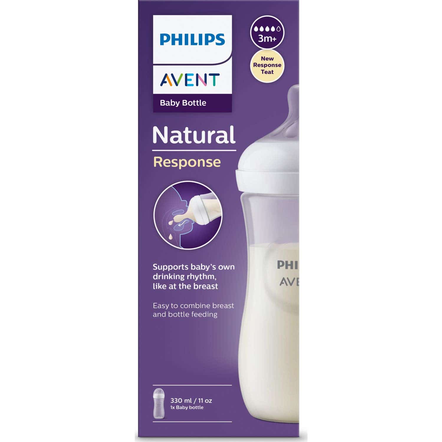 Philips Avent Biberon SCY906/01 Natural Response 330ml