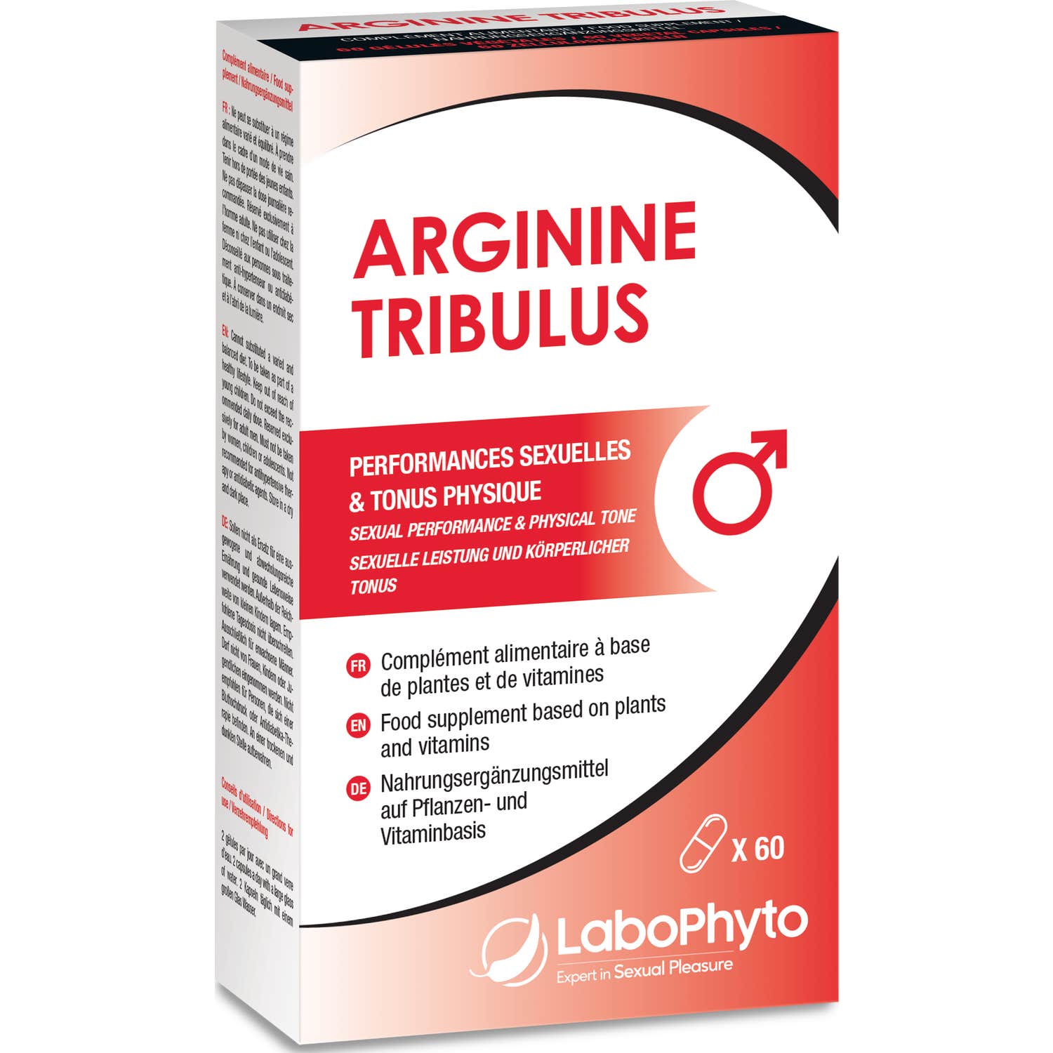 Labophyto Arginine Tribulus 60 Gélules