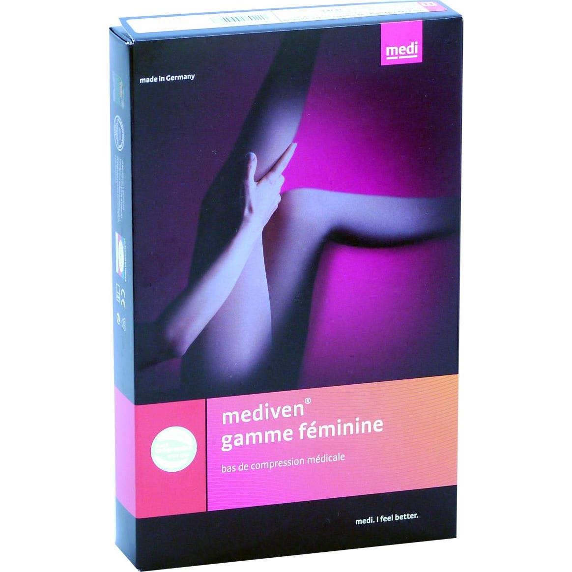 Mediven B/Microtec 20 Fem Jar Noir L M