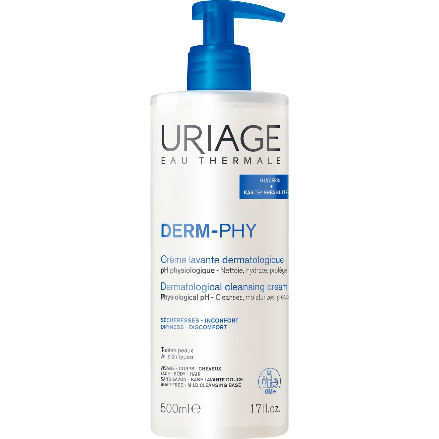 Uriage Derm Phy Cr me Lavante Dermatologique 500 Ml DocMorris France