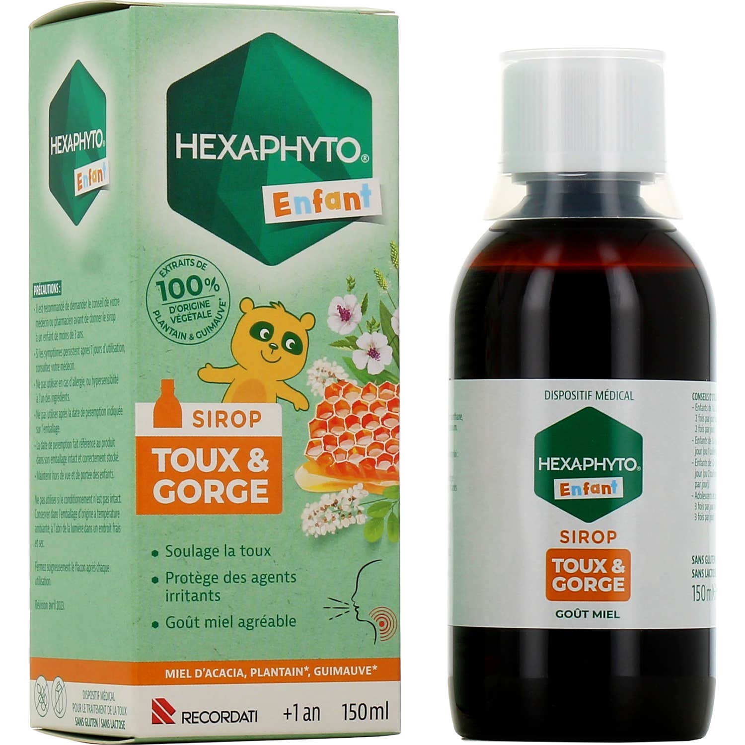 Hexaphyto Sirop Toux & Gorge Enfant 150ml
