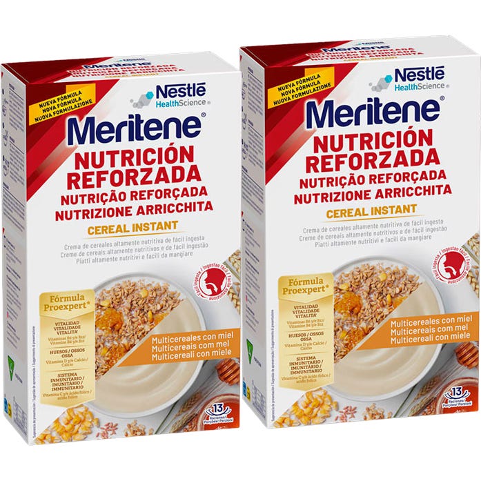 Meritene Nutrition Renforcée Céréales Instantanées Multicéréales 2x520 g
