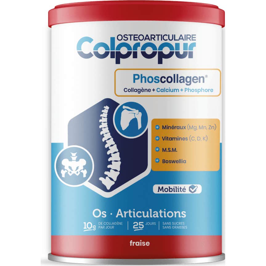 Colpropur Os Articulations Saveur Fraise 340g