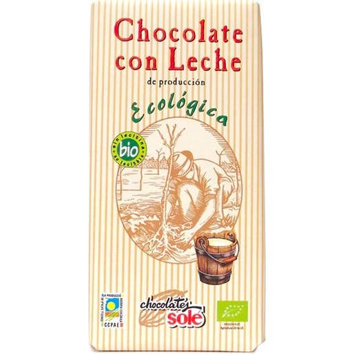 Chocolates Sole Choco Leche Eco Sin Gluten 100g