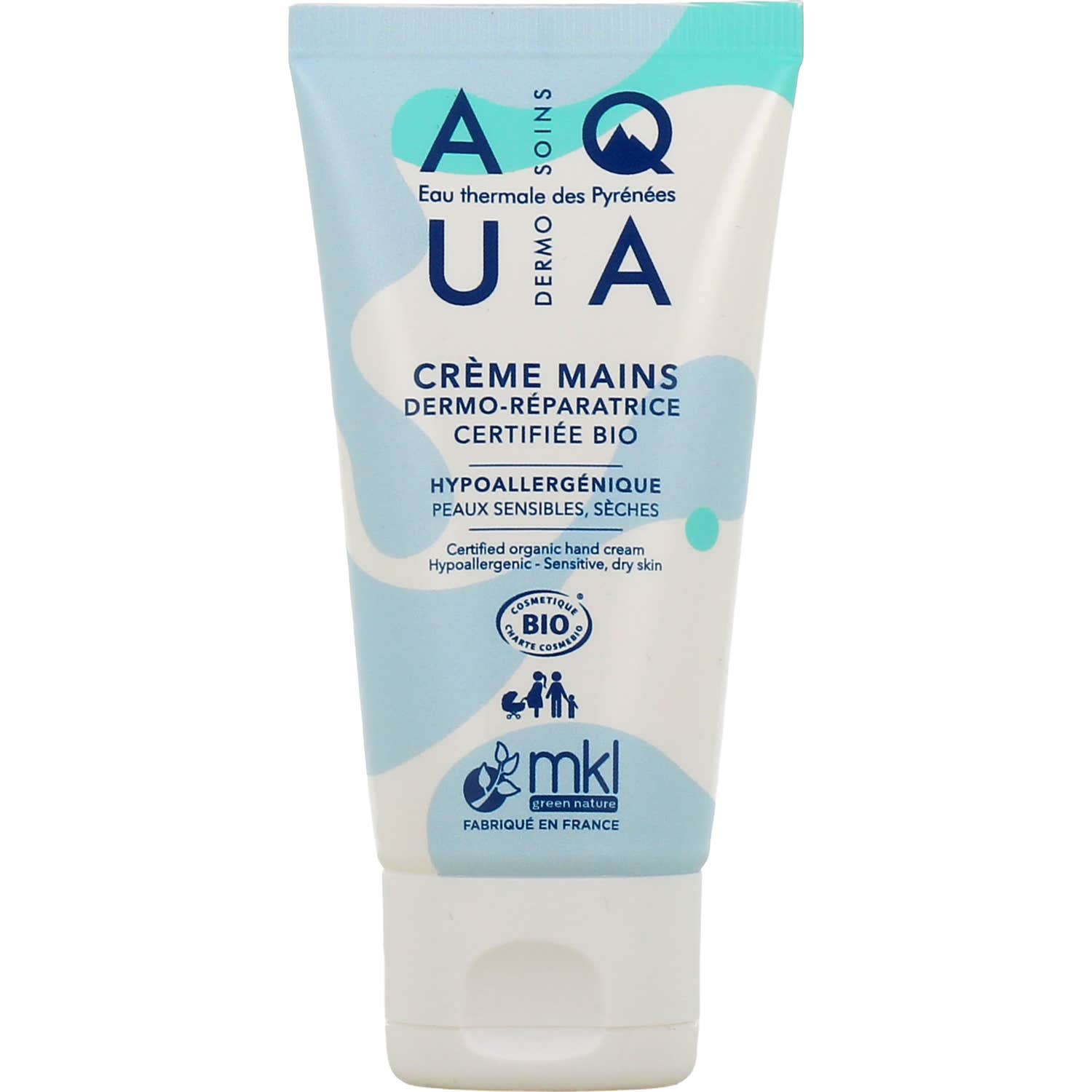 Mkl Aqua Crème Mains Dermo Réparatrice 50ml