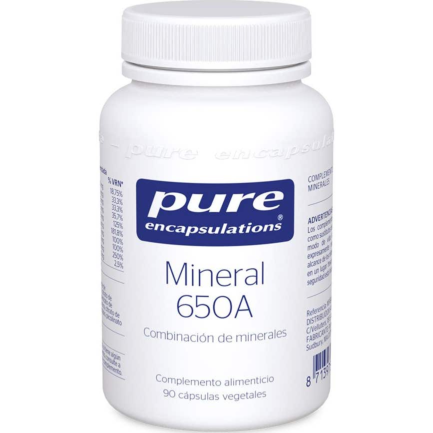Encapsulations pures Minéral 650A 60 Caps