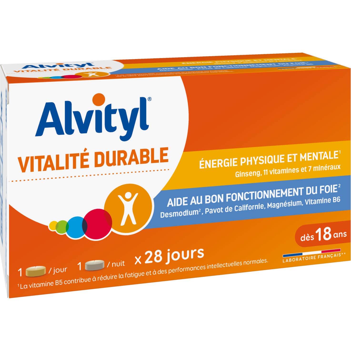 Alvityl Vitalité Durable 56 Comprimés