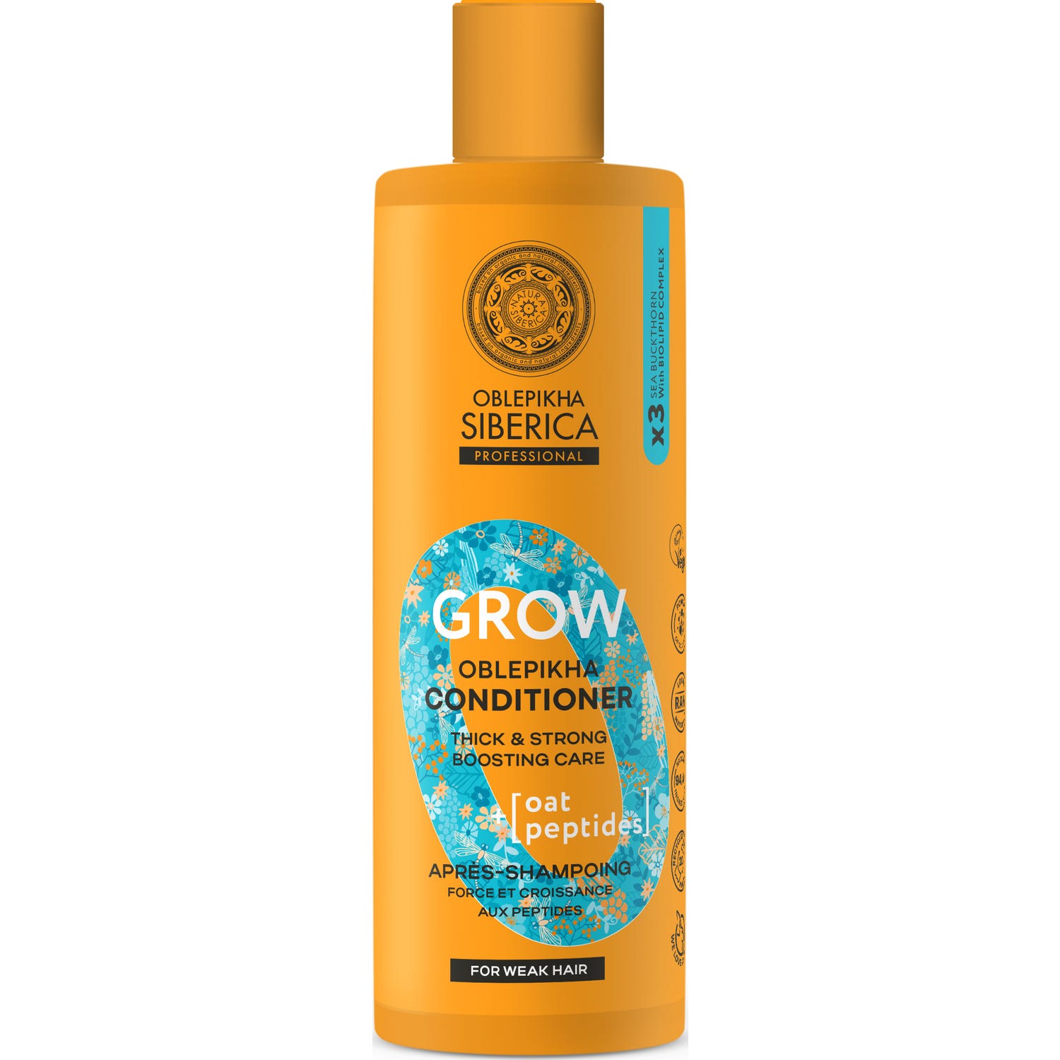 Natura Siberica Oblepikha Après-Shampooing Croissance 400ml