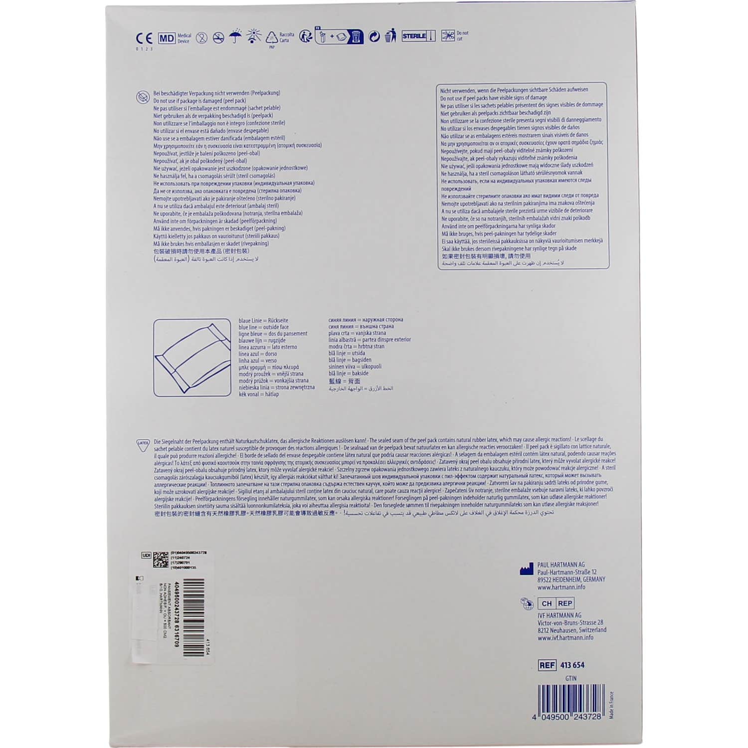 Zetuvit Pans Abs Ste20X25 10 T